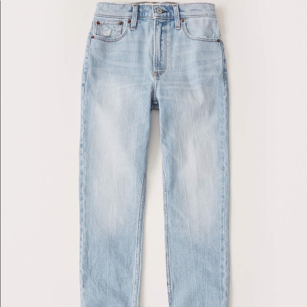High rise mom jeans